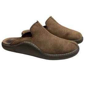 Westland Men's Monaco 202 Mule leather slip on brown shoes